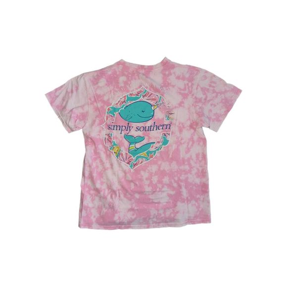 Simply Southern Whale Bleached Tee - Picture 1 of 4